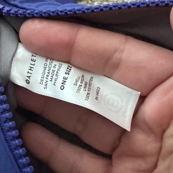 Athleta Kenetic waist pack belt bag blue - Picture 6 of 8